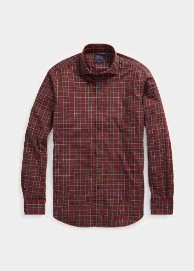 Men's Polo Ralph Lauren Classic Fit Plaid Twill Shirts | 058472HRV